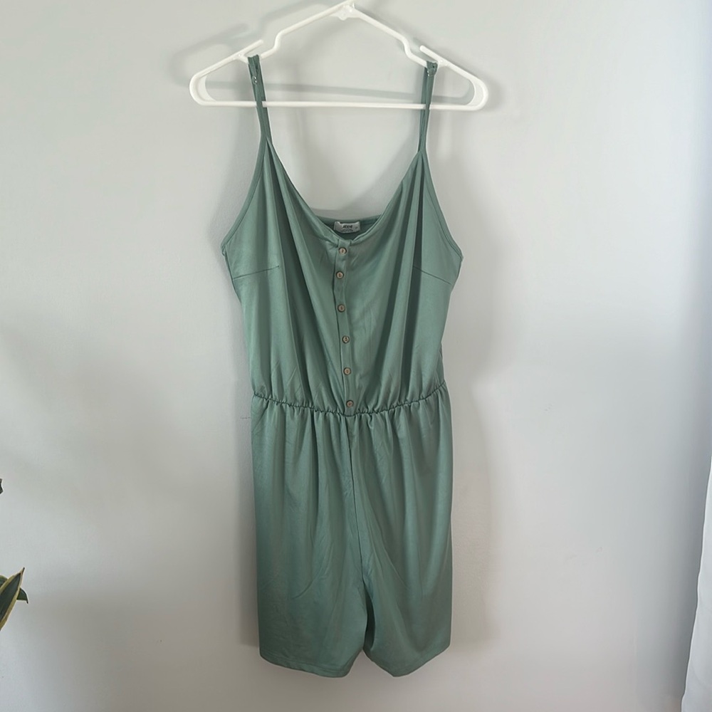 Ardene green romper dress size large